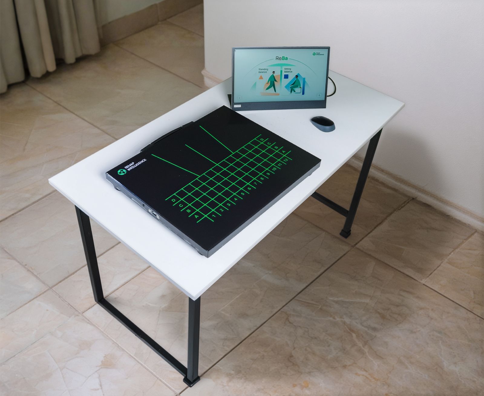 ReBa Go compact setup on a desk